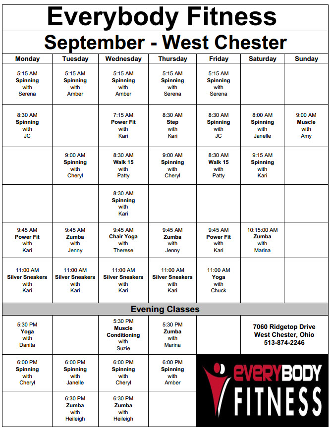 EveryBody Fitness West Chester Gym FREE 30Day Pass 9378742246